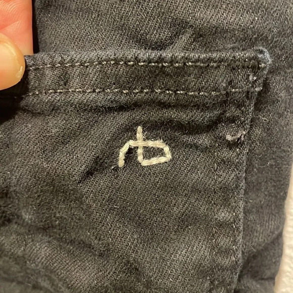 RAG and Bone Nine Inch Skinny woman’s black jeans - Picture 7 of 15